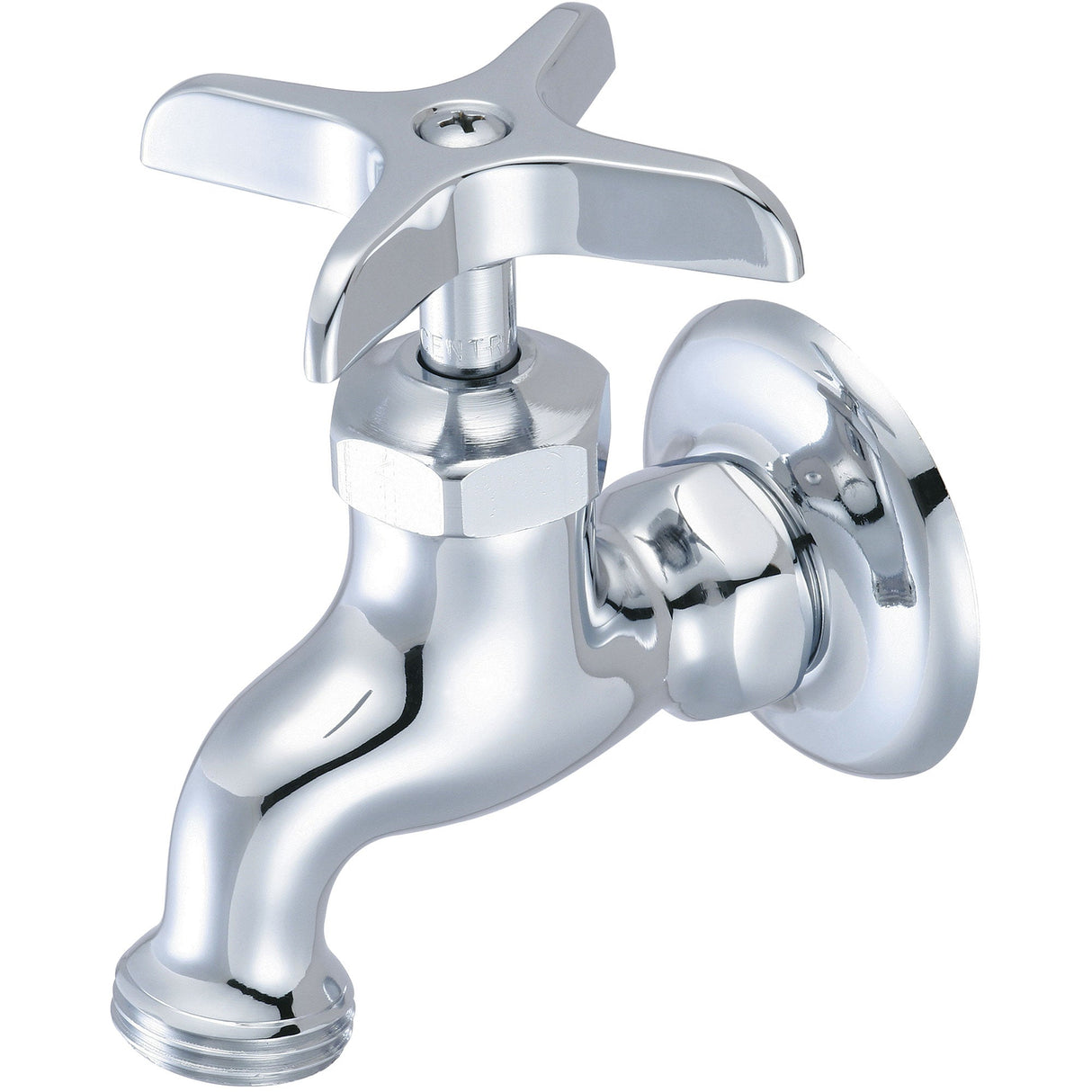 Central Brass 0007-H1/2 Single Handle Wallmount Faucet in Polished Chrome