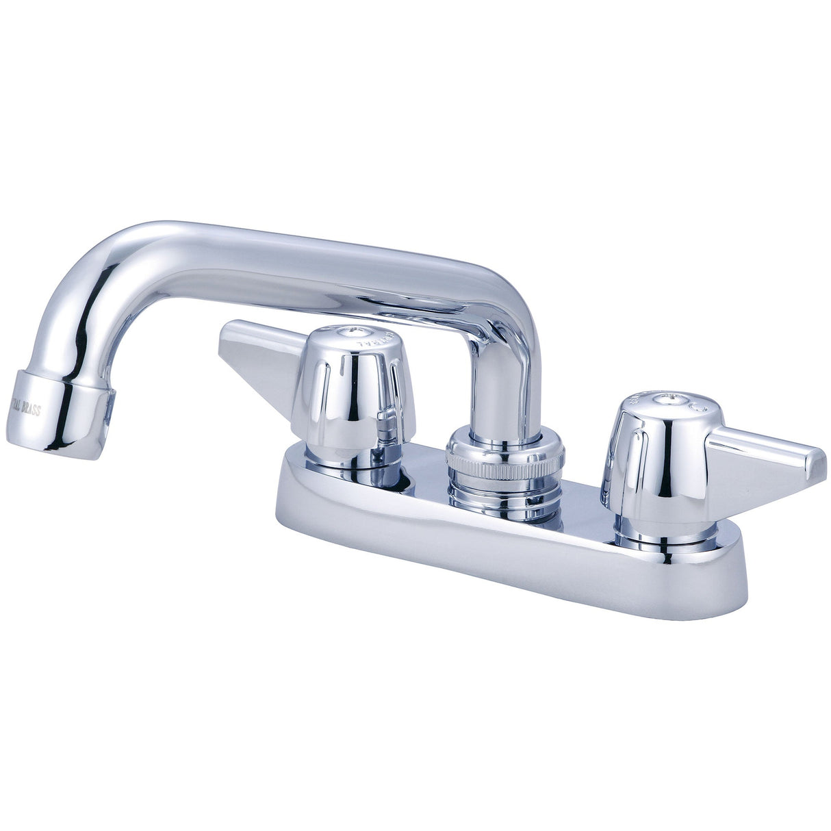 Central Brass 0084-A Two Handle Cast Bar/Laundry Faucet in Polished Chrome