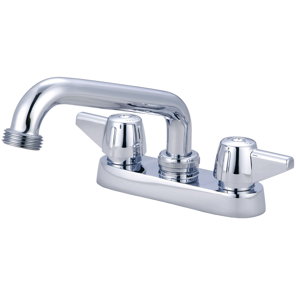 Central Brass 0084-H Two Handle Cast Bar/Laundry Faucet in Polished Chrome