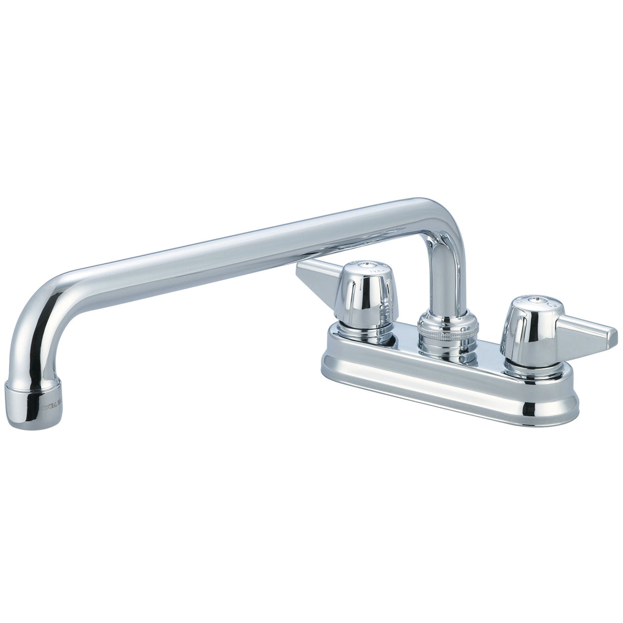 Central Brass 0094-A3 Two Handle Shell Type Bar/Laundry Faucet in Polished Chrome