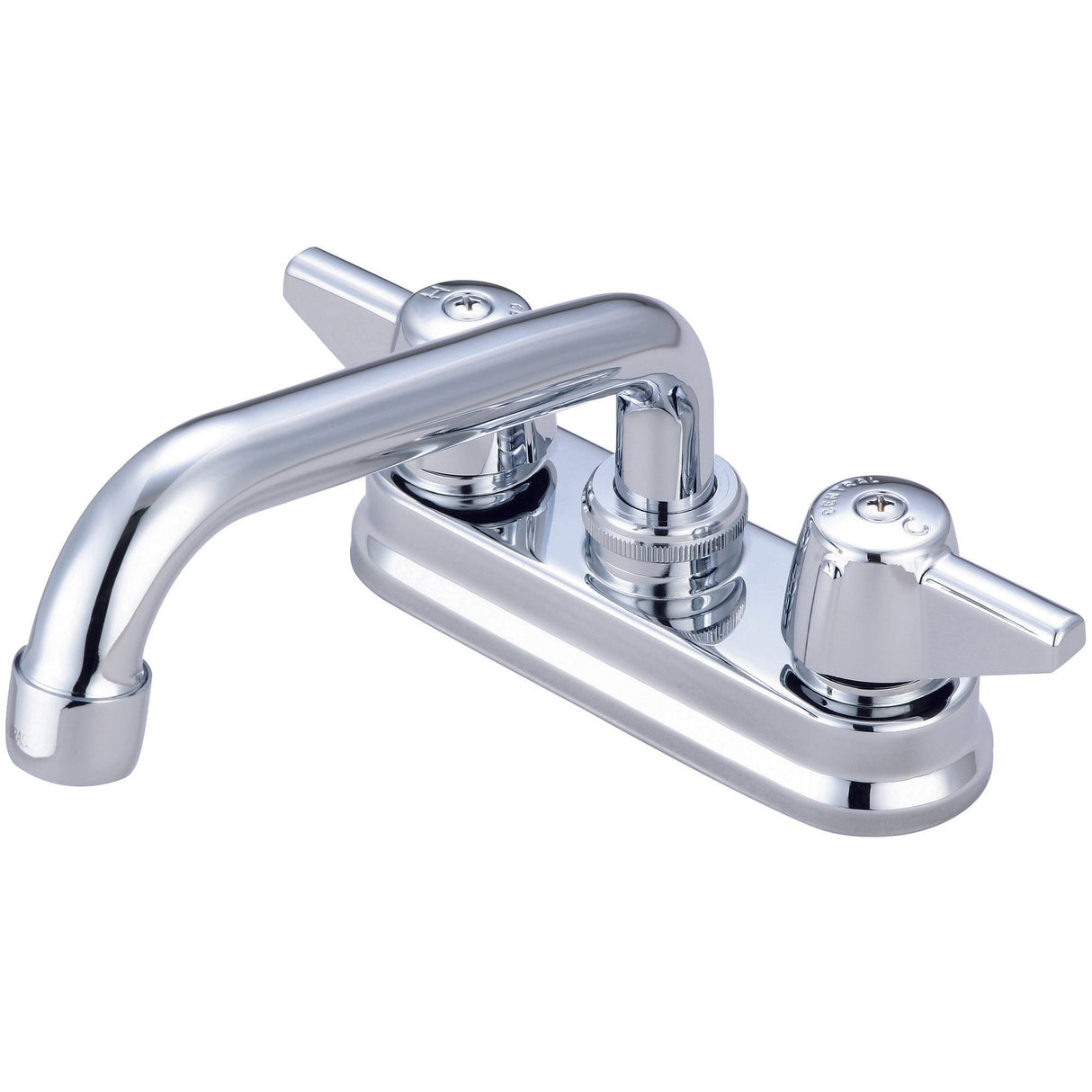 Central Brass 0094-A Two Handle Shell Type Bar/Laundry Faucet in Polished Chrome