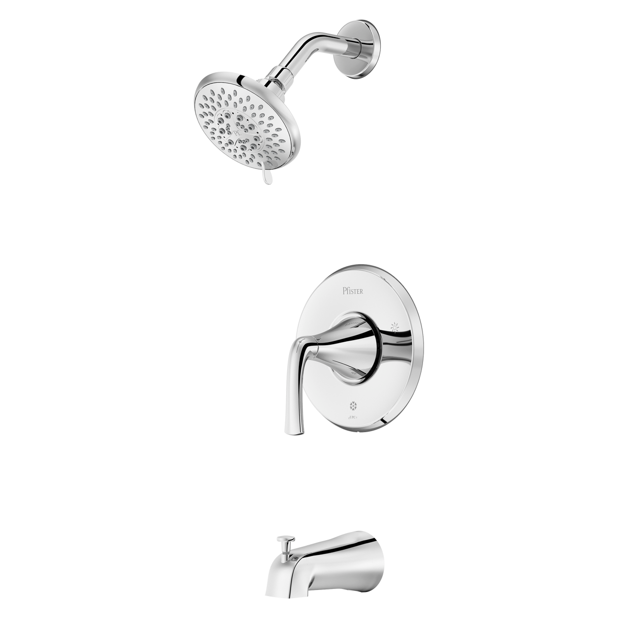 McAllen 1-Handle Tub & Shower Trim Kit in Polished Chrome