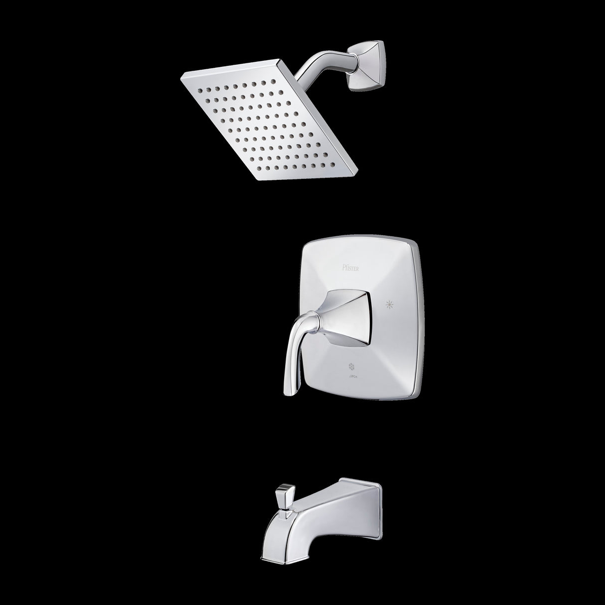 Bronson 1-Handle Tub/Shower Trim in Polished Chrome