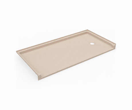 Swanstone SBF-3060LM/RM 30 x 60 Swanstone Alcove Shower Pan with Right Hand Drain in Bermuda Sand SB03060RM.040
