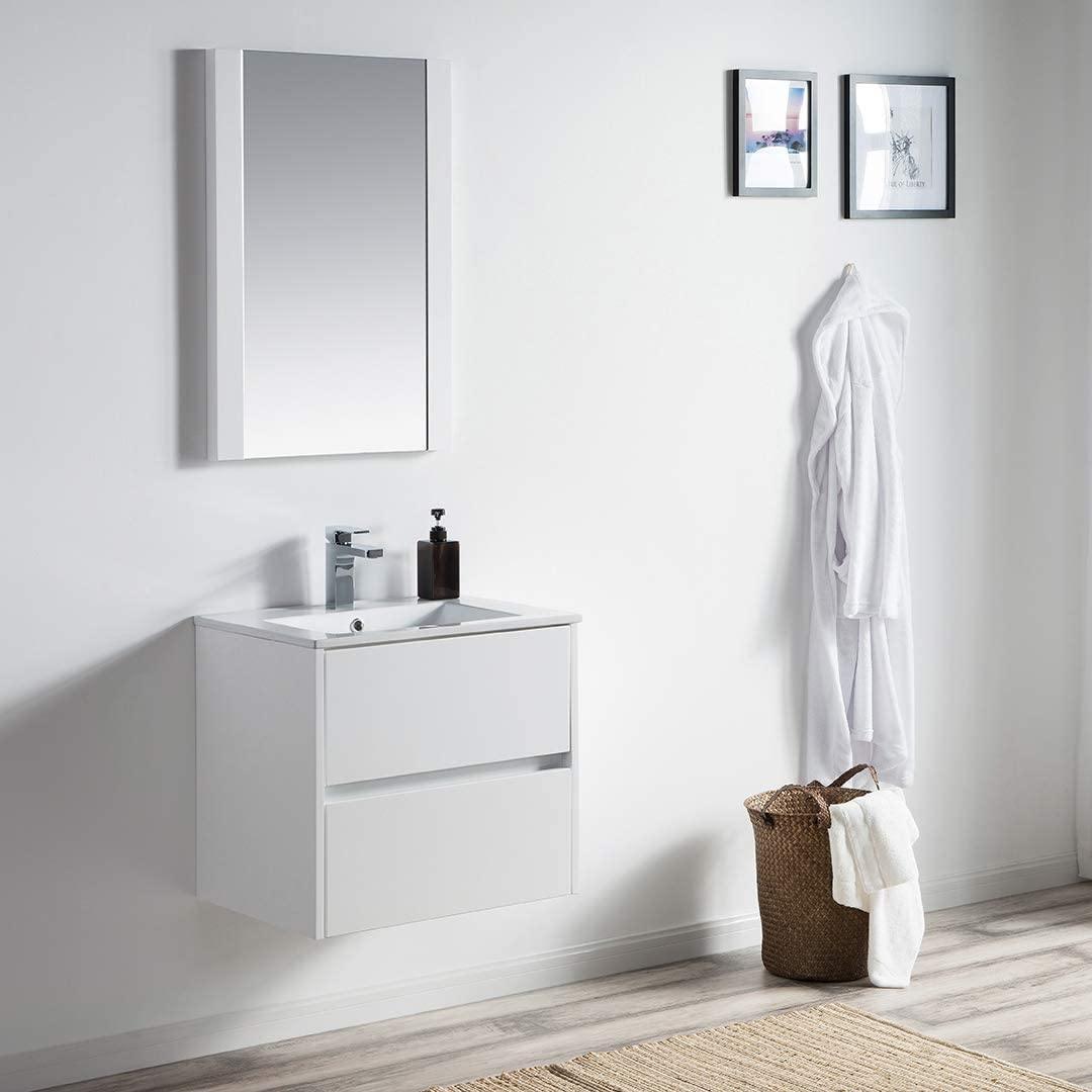 Blossom Valencia 36" Single Vanity, Mirror, Mirrored Medicine Cabinet