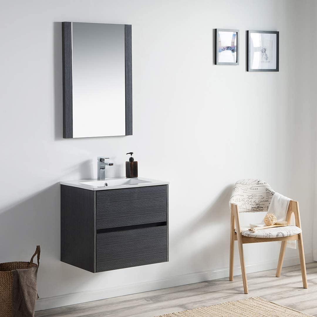 Blossom Valencia 36" Single Vanity, Mirror, Mirrored Medicine Cabinet