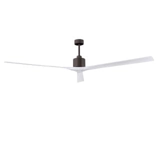 Matthews Fan NKXL-TB-BW-90 Nan XL 6-speed ceiling fan in Matte White finish with 90” solid barn wood tone wood blades