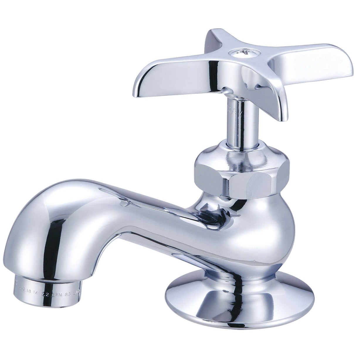 Central Brass 0239-AP Single Handle Basin Faucet in Polished Chrome