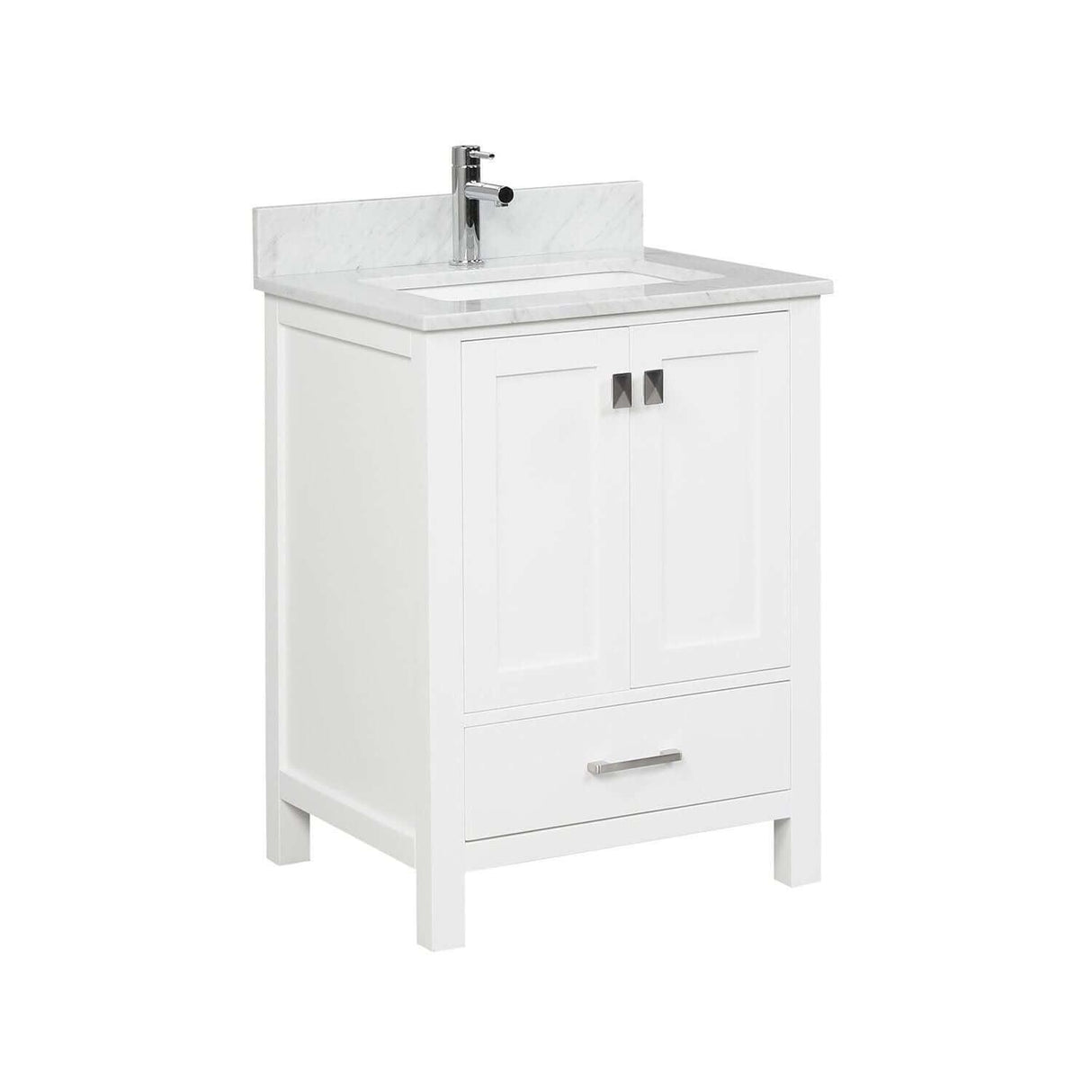 Blossom Geneva Single Sink Freestanding Bathroom Vanity With Countertop & Undermount Sink