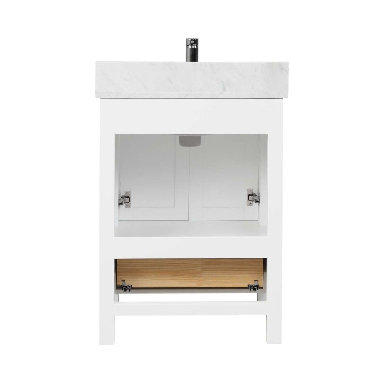 Blossom Geneva Freestanding Bathroom Vanity With Countertop, Undermount Sink & Mirror