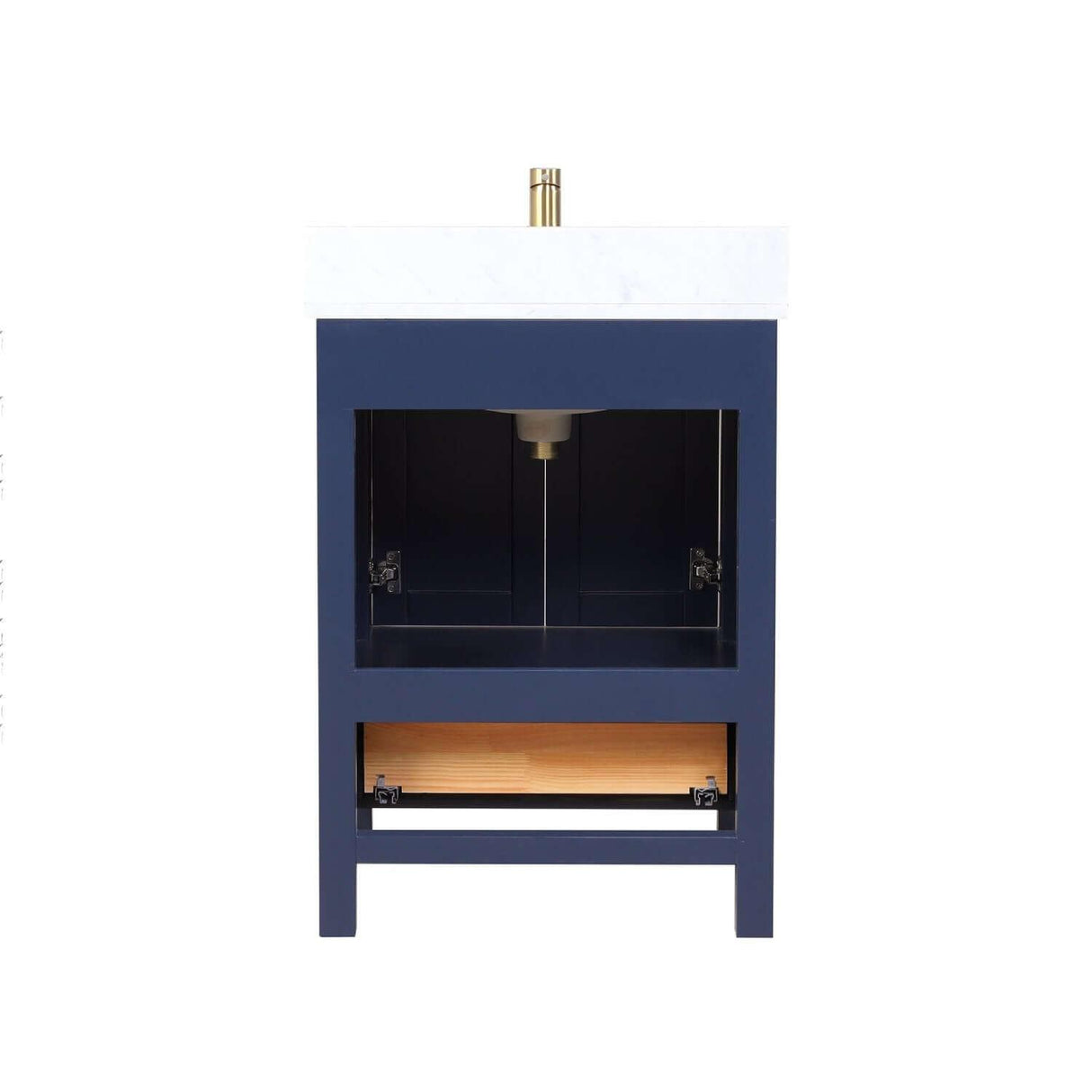 Blossom Geneva Freestanding Bathroom Vanity With Countertop, Undermount Sink & Mirror