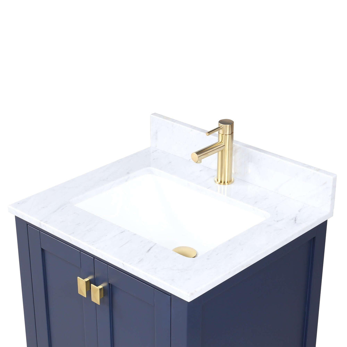 Blossom Geneva Freestanding Bathroom Vanity With Countertop, Undermount Sink & Mirror