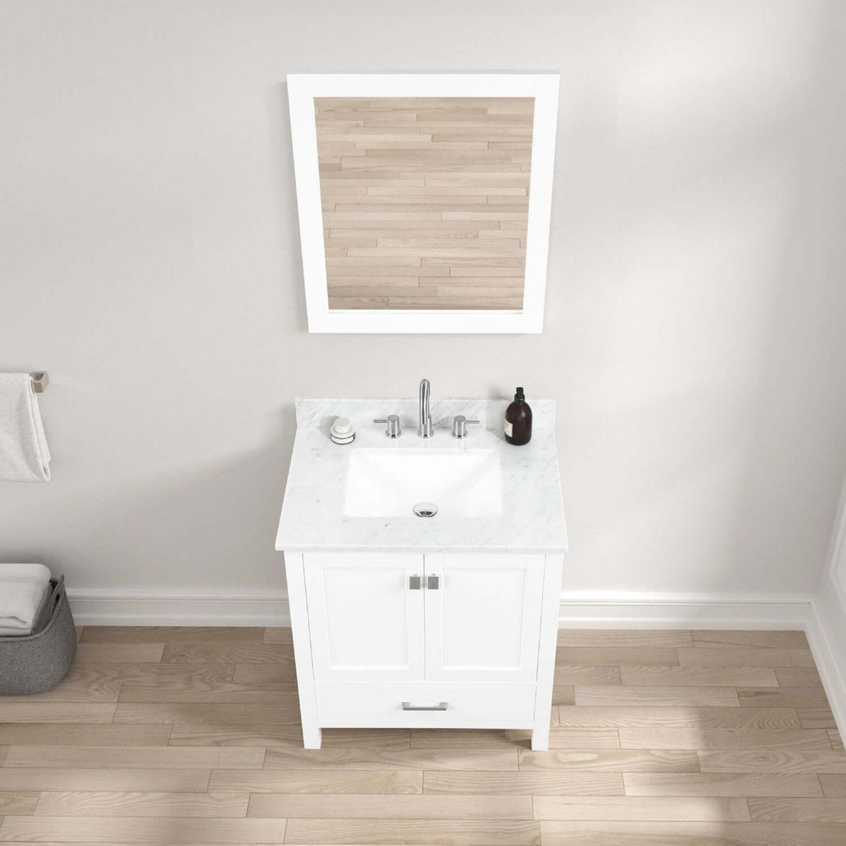 Blossom Geneva Single Sink Freestanding Bathroom Vanity With Countertop & Undermount Sink