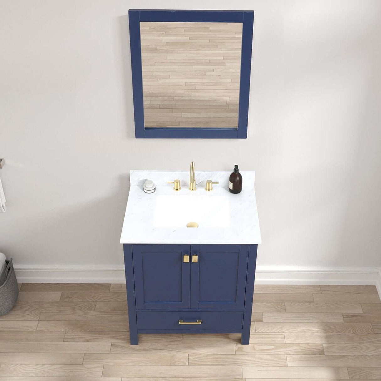 Blossom Geneva Single Sink Freestanding Bathroom Vanity With Countertop & Undermount Sink