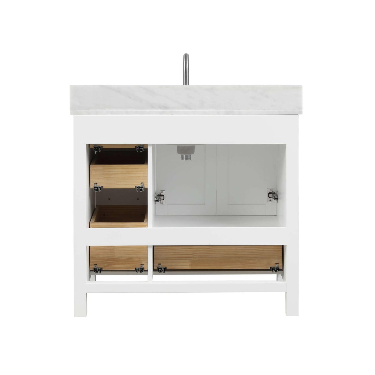 Blossom Geneva Single Sink Freestanding Bathroom Vanity With Countertop & Undermount Sink