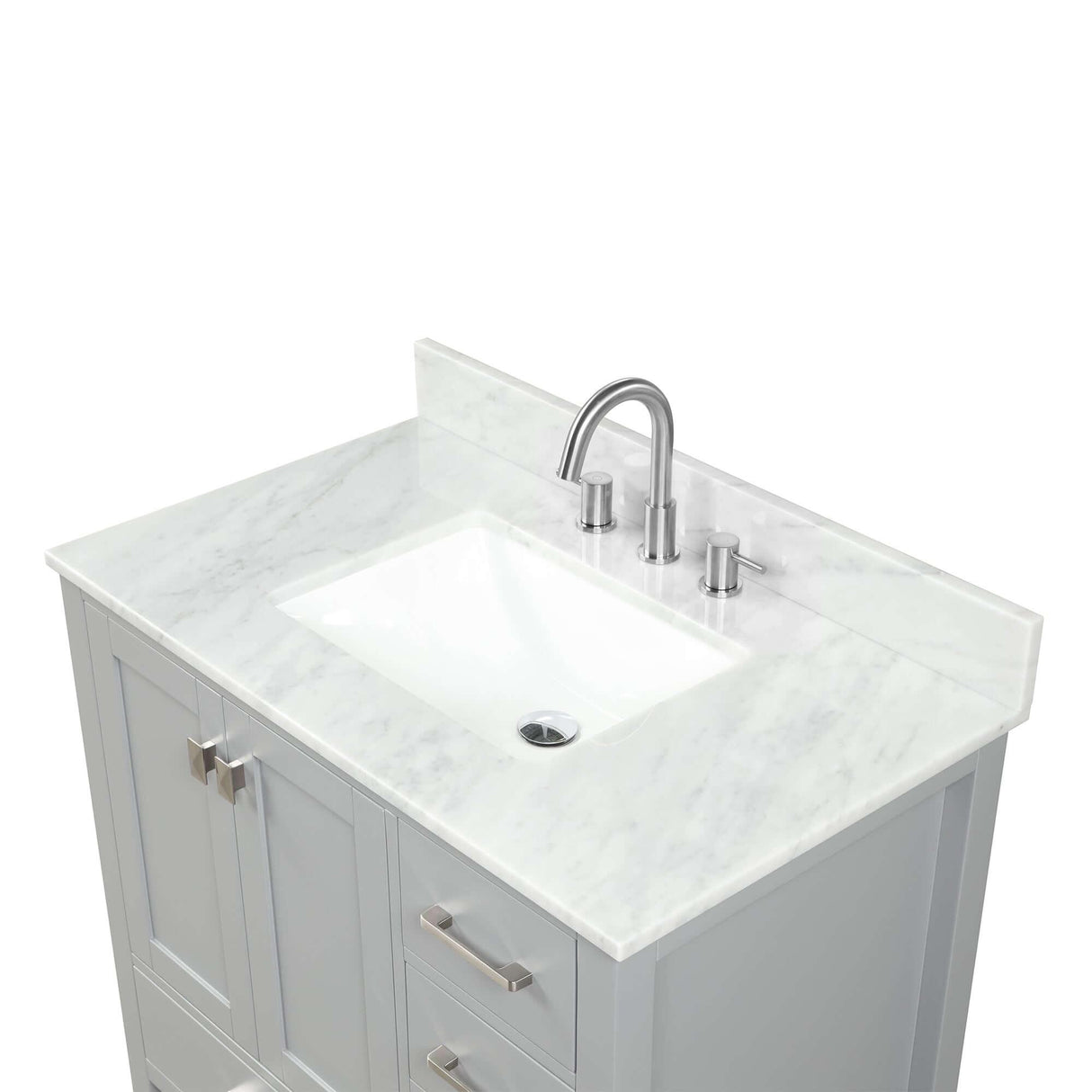 Blossom Geneva Single Sink Freestanding Bathroom Vanity With Countertop & Undermount Sink