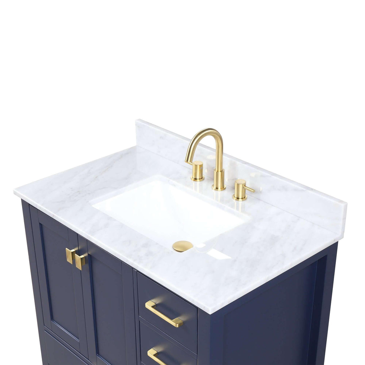 Blossom Geneva Single Sink Freestanding Bathroom Vanity With Countertop & Undermount Sink