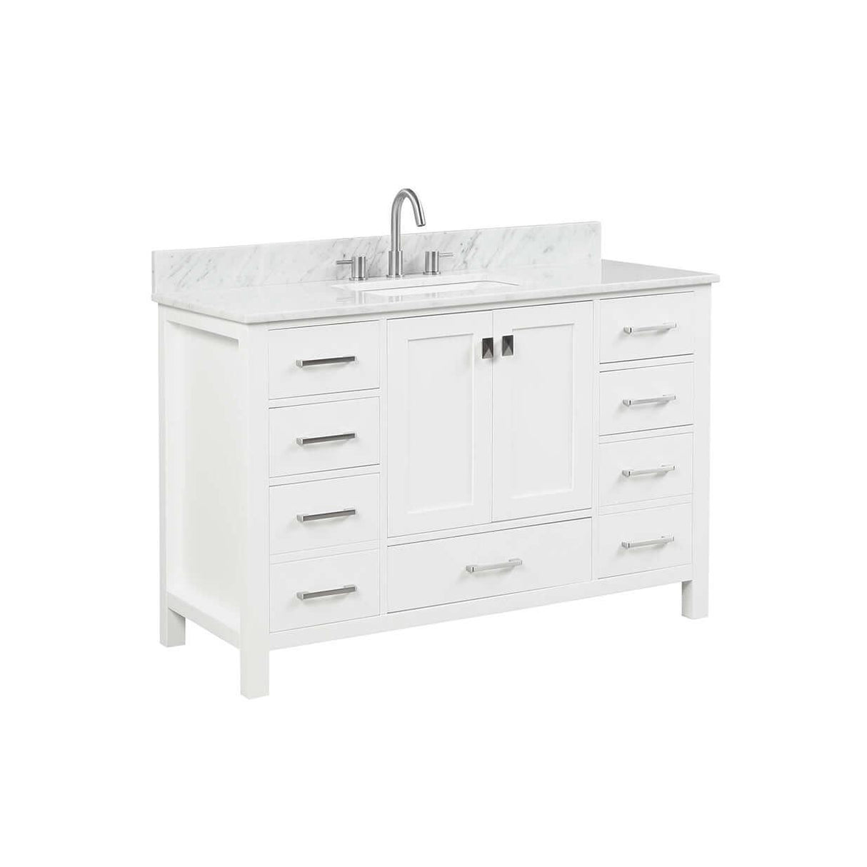 Blossom Geneva Single Sink Freestanding Bathroom Vanity With Countertop & Undermount Sink