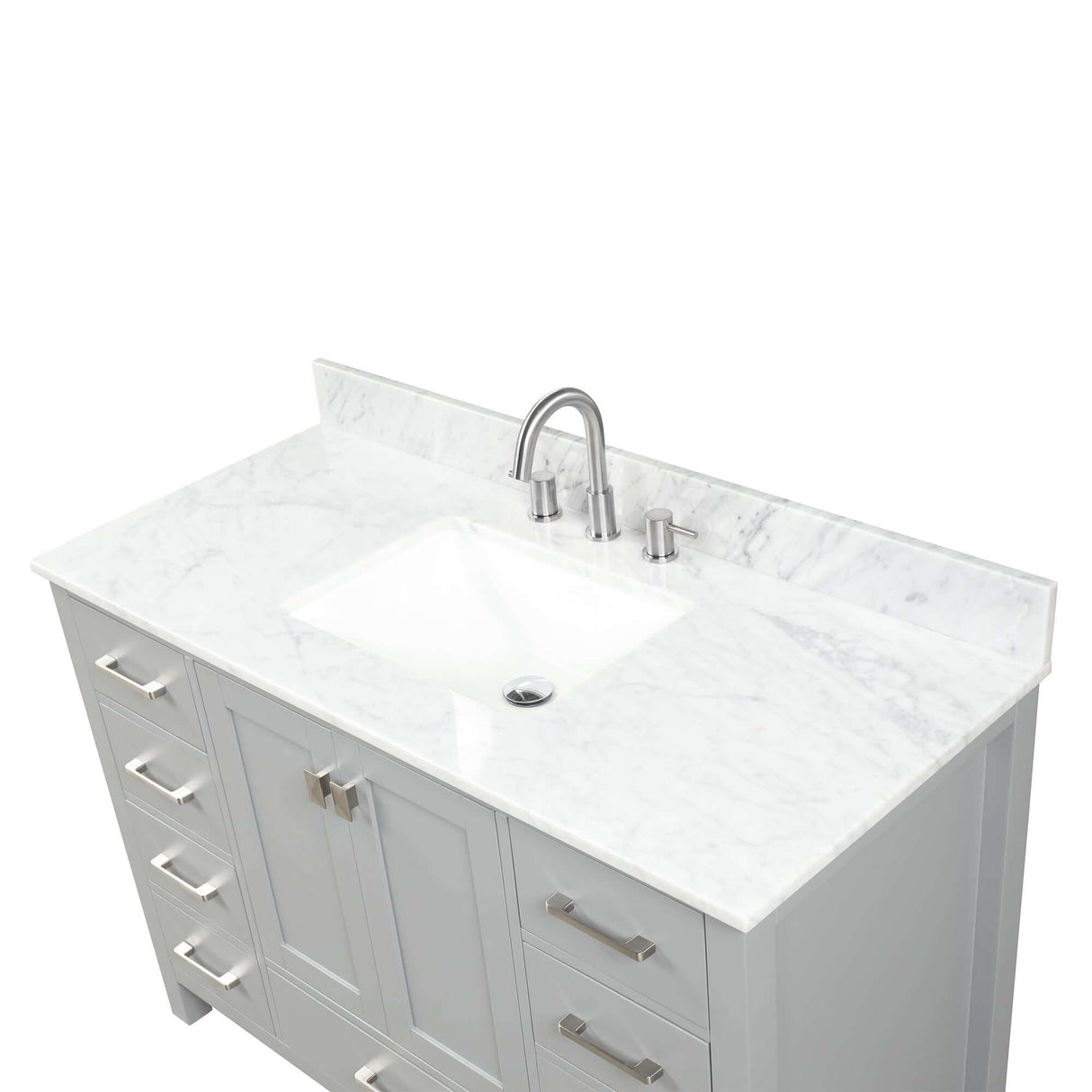 Blossom Geneva Single Sink Freestanding Bathroom Vanity With Countertop & Undermount Sink