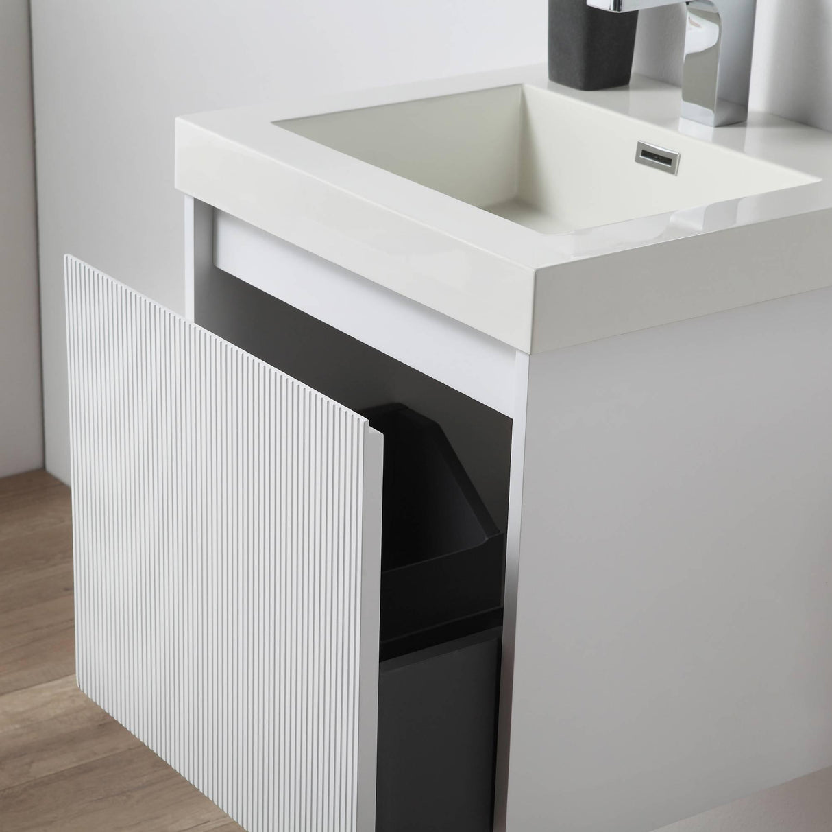 Sleek Minimalism: Blossom Positano Single Sink Floating Vanity 20" to 48"