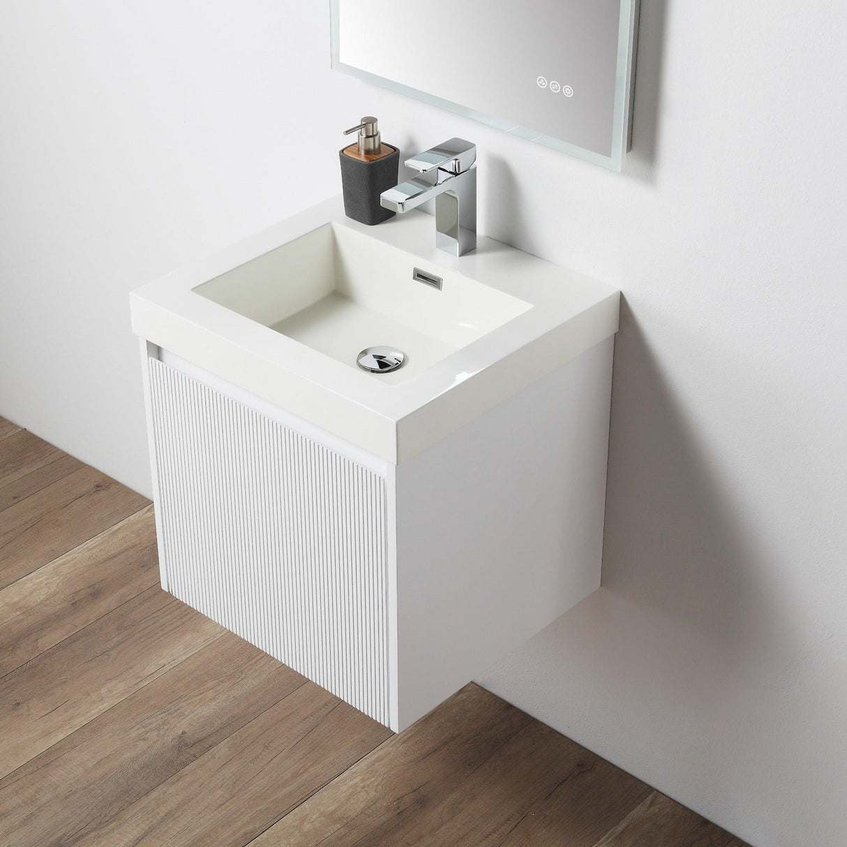Sleek Minimalism: Blossom Positano Single Sink Floating Vanity 20" to 48"