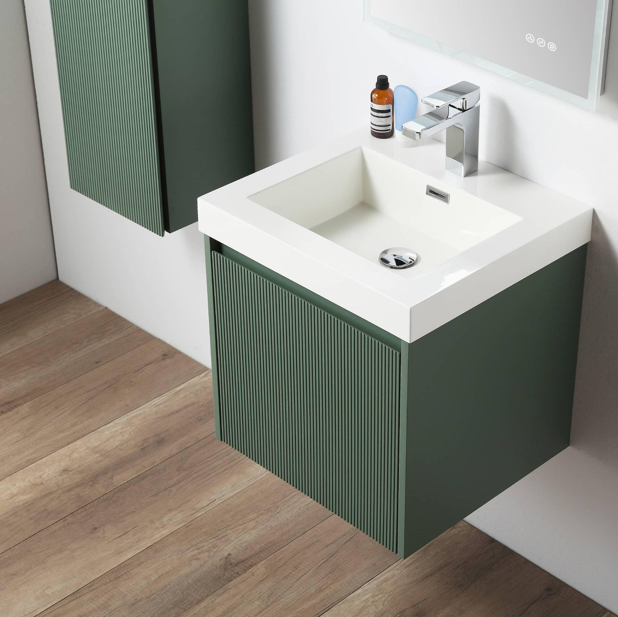 Sleek Minimalism: Blossom Positano Single Sink Floating Vanity 20" to 48"