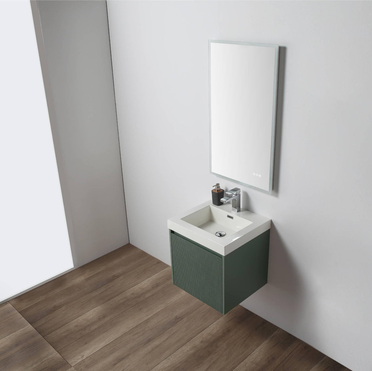 Sleek Minimalism: Blossom Positano Single Sink Floating Vanity 20" to 48"