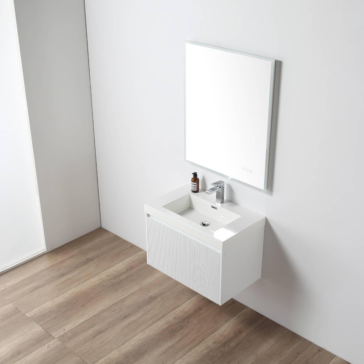 Sleek Minimalism: Blossom Positano Single Sink Floating Vanity 20" to 48"