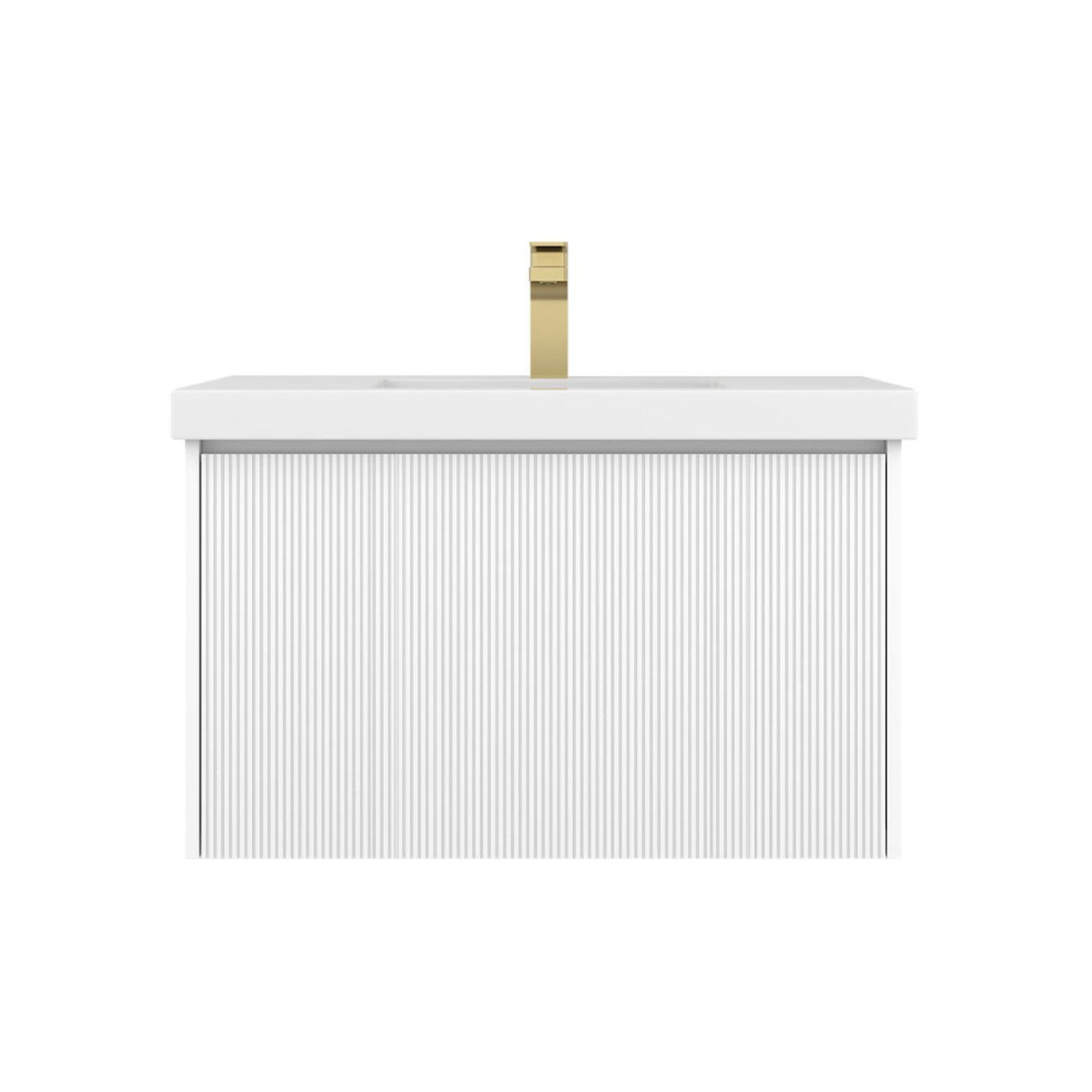 Sleek Minimalism: Blossom Positano Single Sink Floating Vanity 20" to 48"