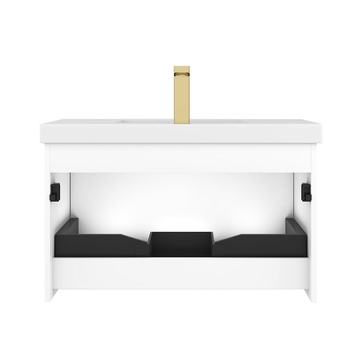 Sleek Minimalism: Blossom Positano Single Sink Floating Vanity 20" to 48"