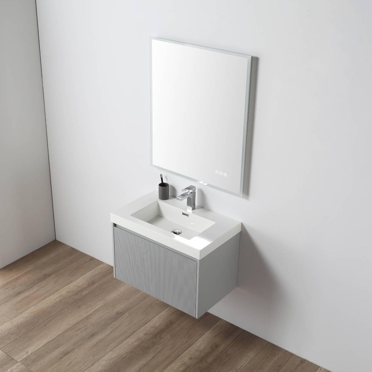 Sleek Minimalism: Blossom Positano Single Sink Floating Vanity 20" to 48"