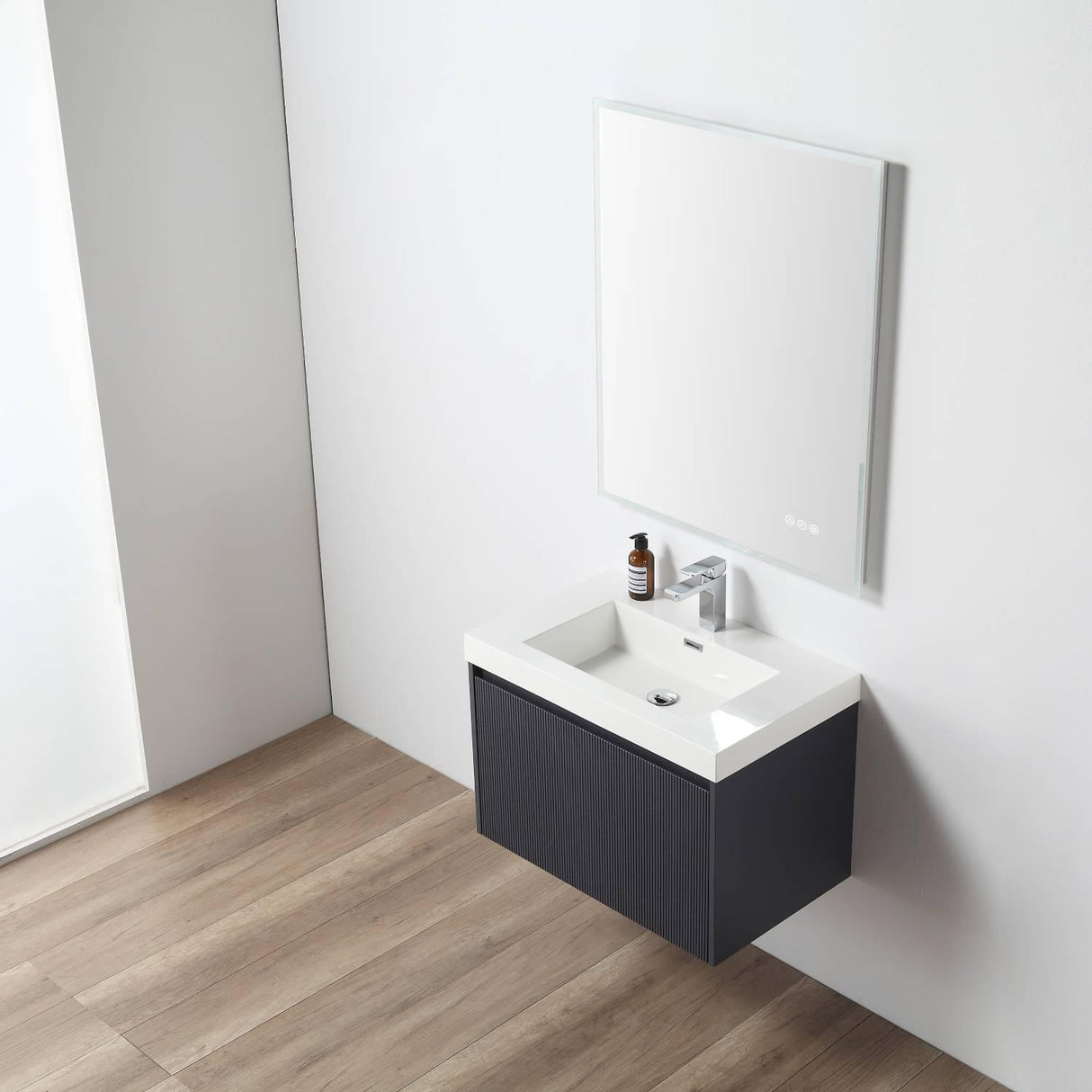Sleek Minimalism: Blossom Positano Single Sink Floating Vanity 20" to 48"