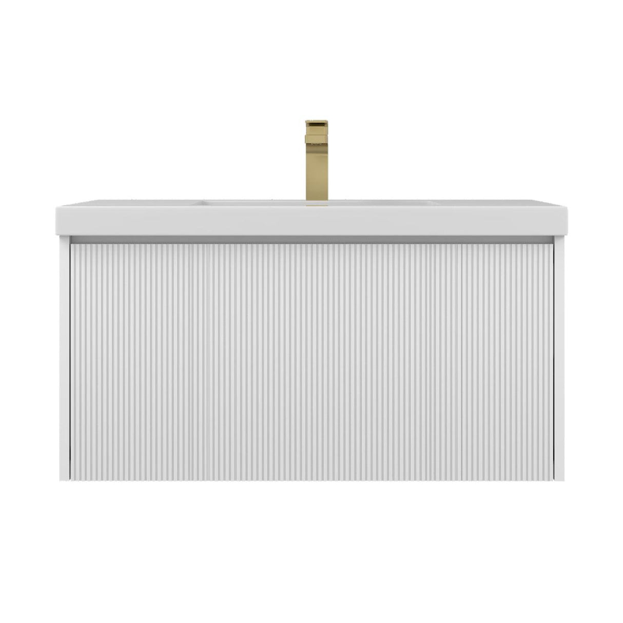 Sleek Minimalism: Blossom Positano Single Sink Floating Vanity 20" to 48"