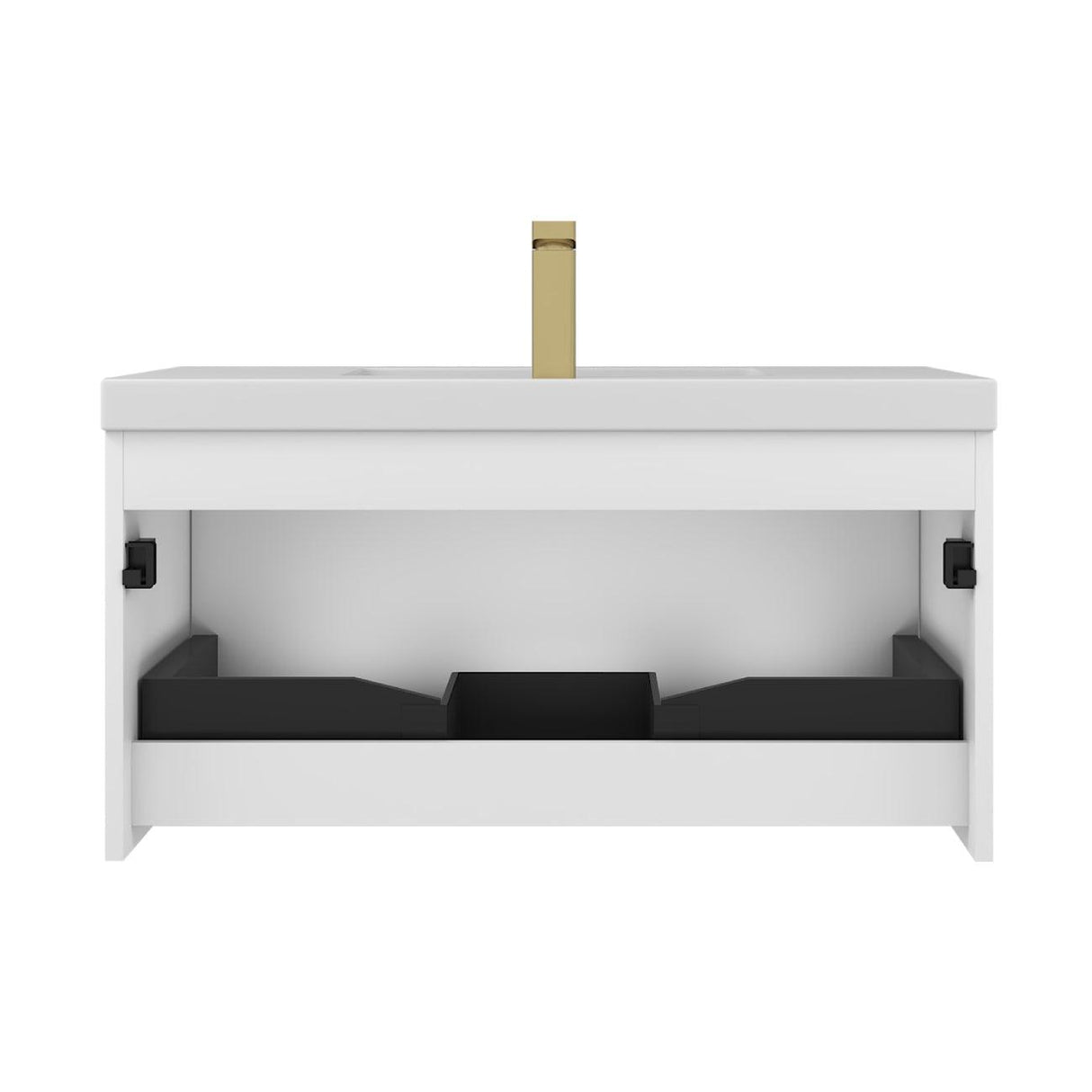 Sleek Minimalism: Blossom Positano Single Sink Floating Vanity 20" to 48"