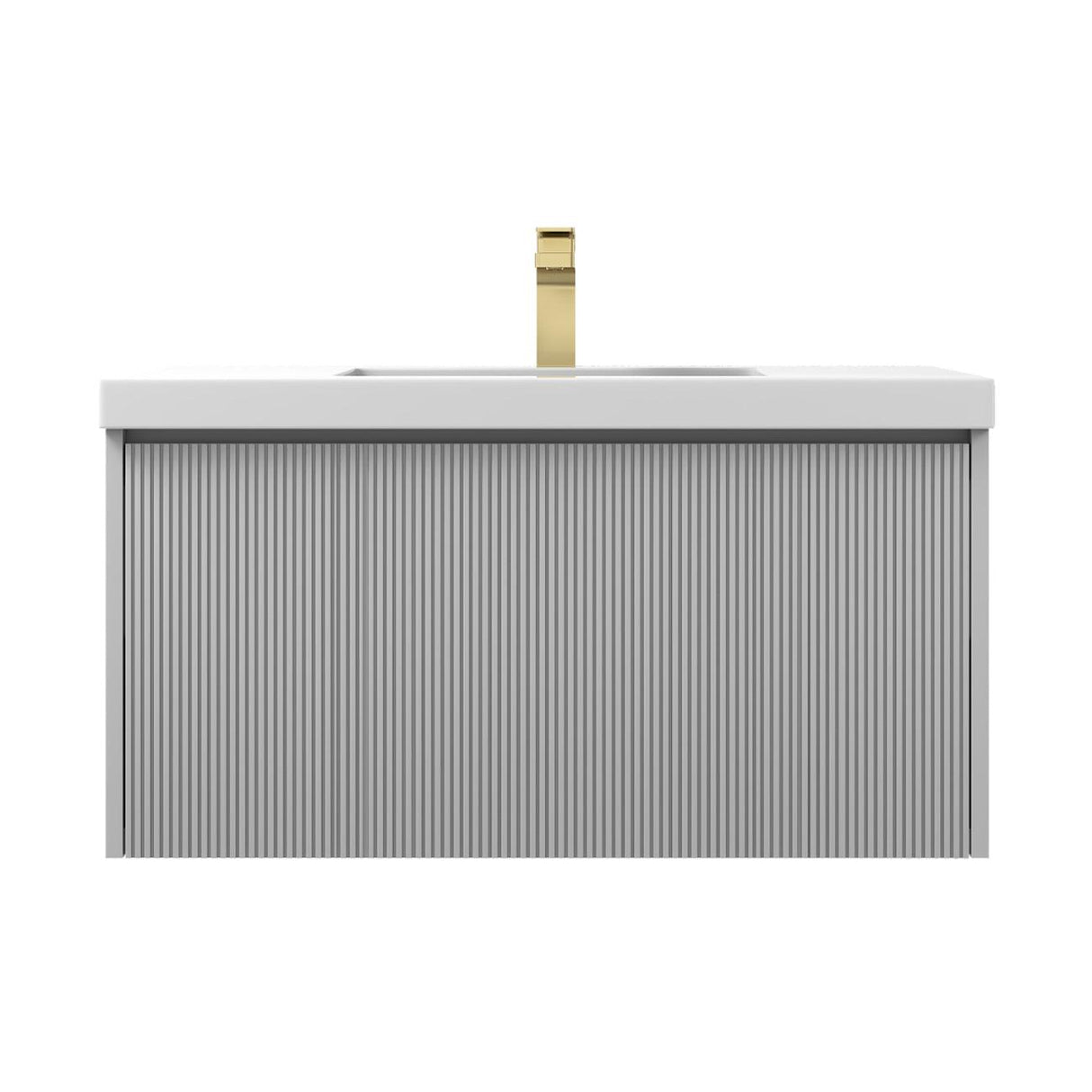 Sleek Minimalism: Blossom Positano Single Sink Floating Vanity 20" to 48"