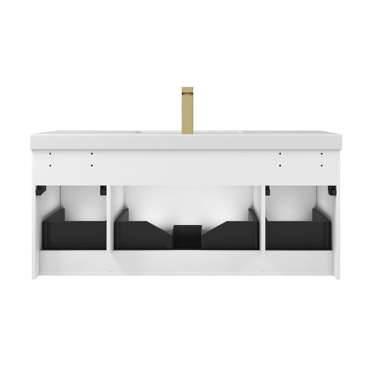 Sleek Minimalism: Blossom Positano Single Sink Floating Vanity 20" to 48"