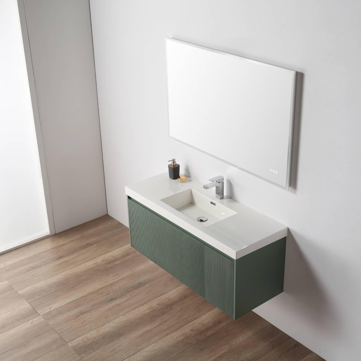 Sleek Minimalism: Blossom Positano Single Sink Floating Vanity 20" to 48"