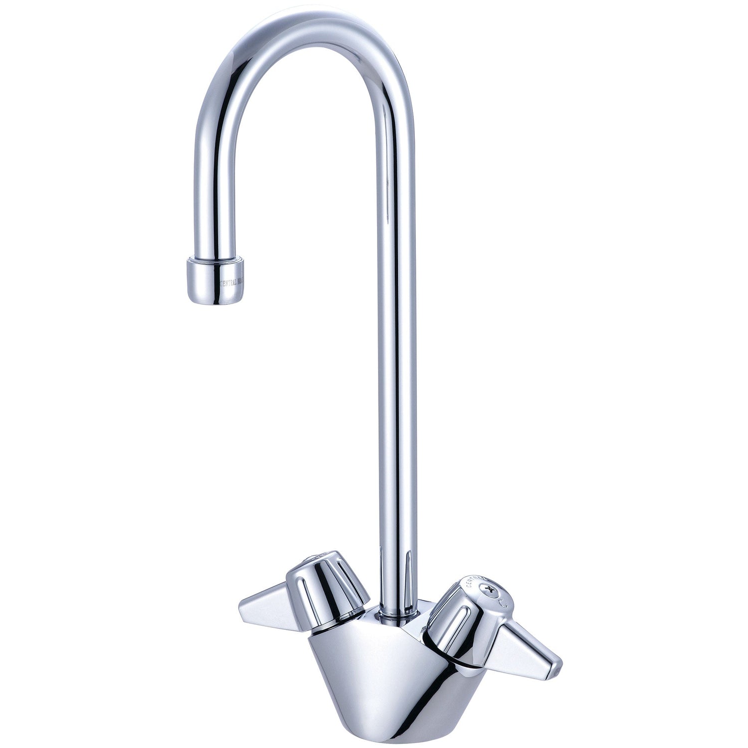 Central Brass 0289-A Two Handle Bar Faucet in Polished Chrome