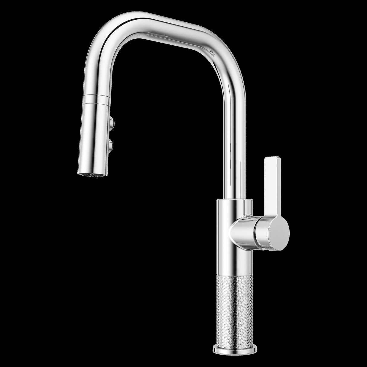 Montay 1-Handle Pull-Down Kitchen Faucet in Polished Chrome