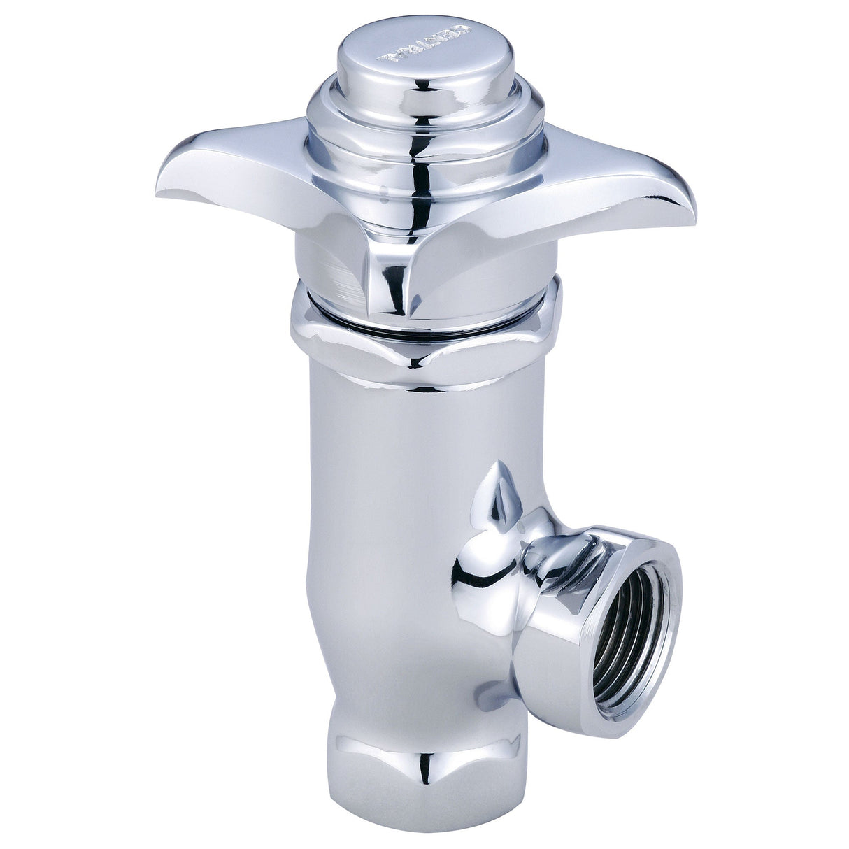 Central Brass 0333-1/2 Self-Close Angle Stop in Polished Chrome