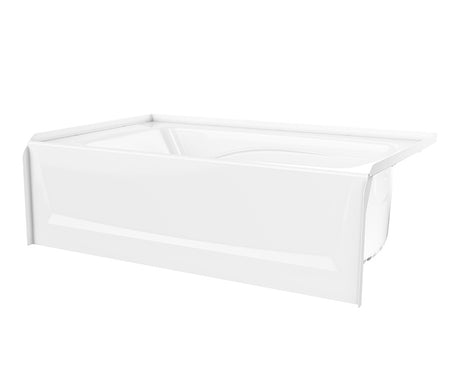 Swanstone VP6036CTML/R 60 x 36 Solid Surface Bathtub with Right Hand Drain in White VP6036CTMR.010