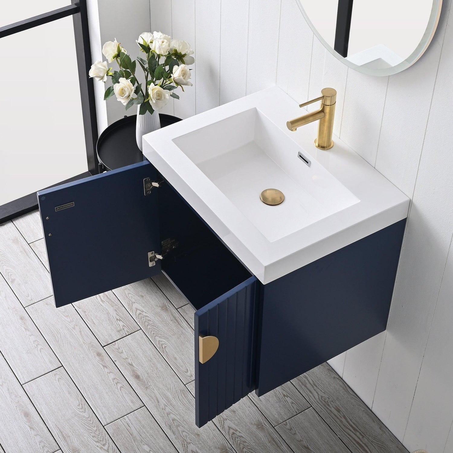 Blossom Moss 24" & 30" Floating Bathroom Vanity with Sink