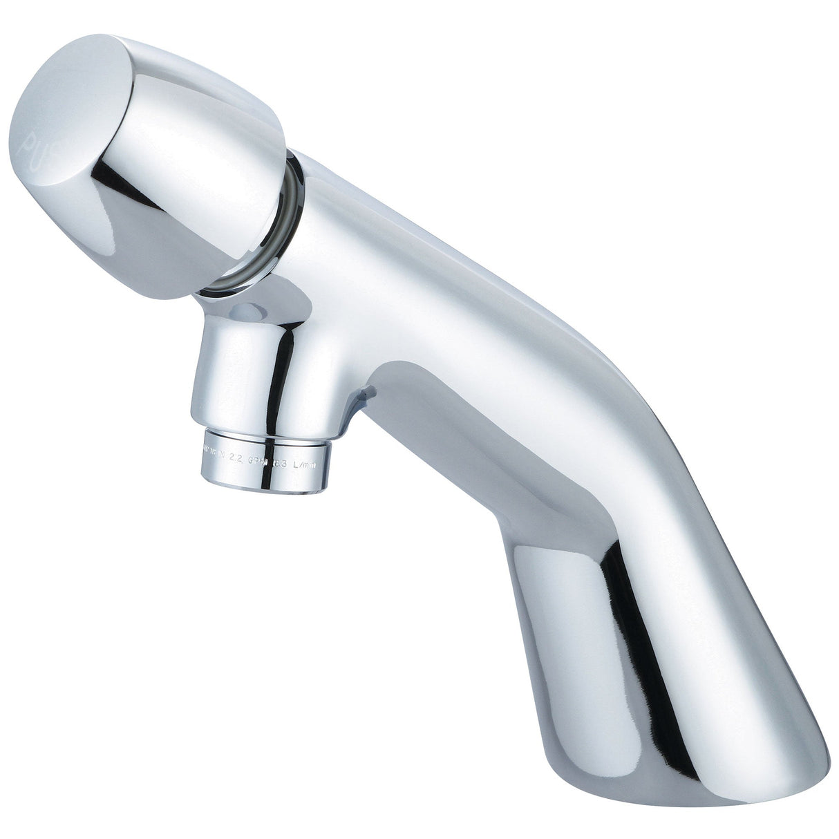 Central Brass 0356-AN2P Deluxe Slow-Close Single Handle Basin Faucet in Polished Chrome