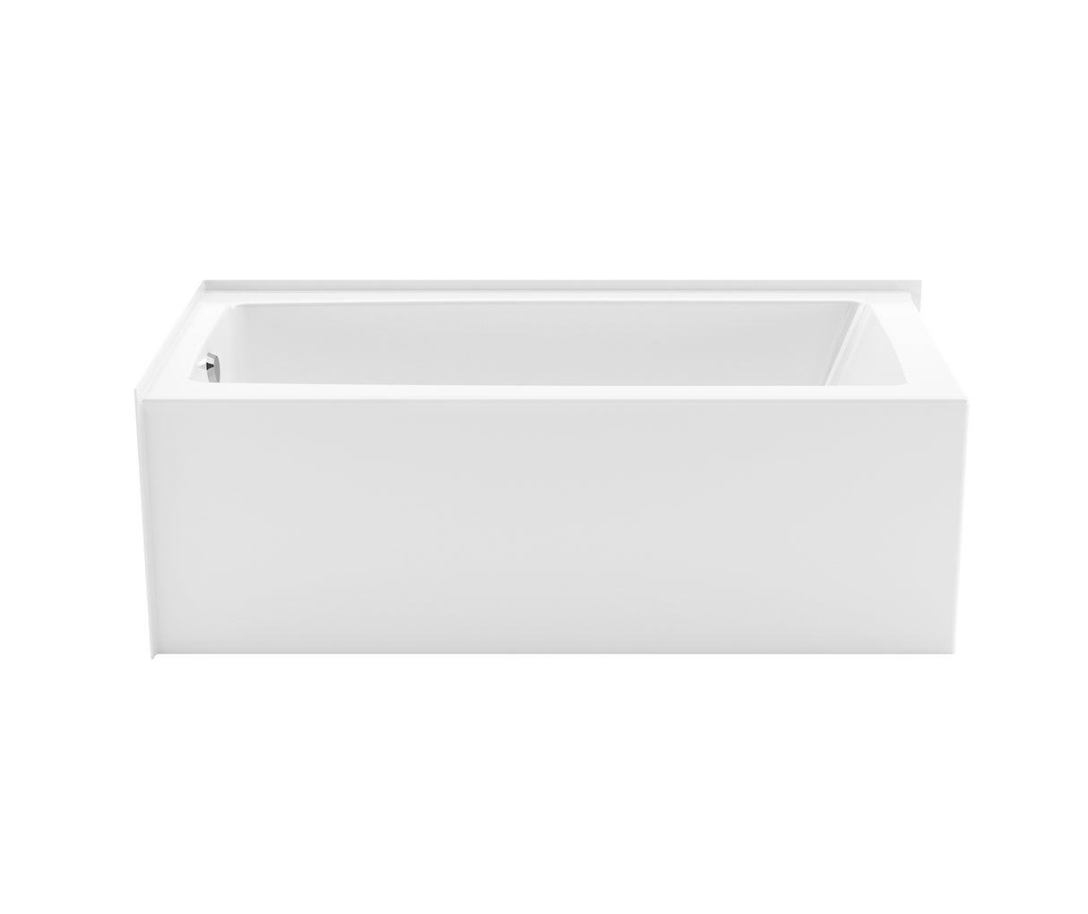 MAAX 106811-000-002-002 Mackenzie Corner 6030 AcrylX Corner Right-Hand Drain Bathtub in White