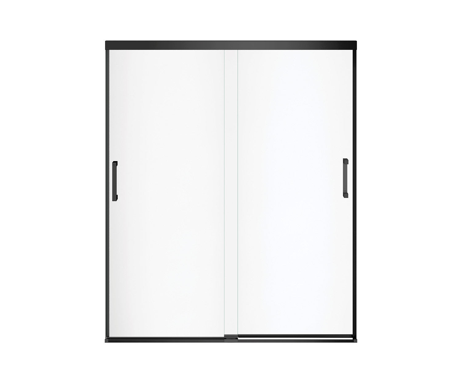 MAAX 139350-900-340-000 Incognito 70 56-59 x 70 ½ in. 6 mm Bypass Shower Door for Alcove Installation with Clear glass in Matte Black