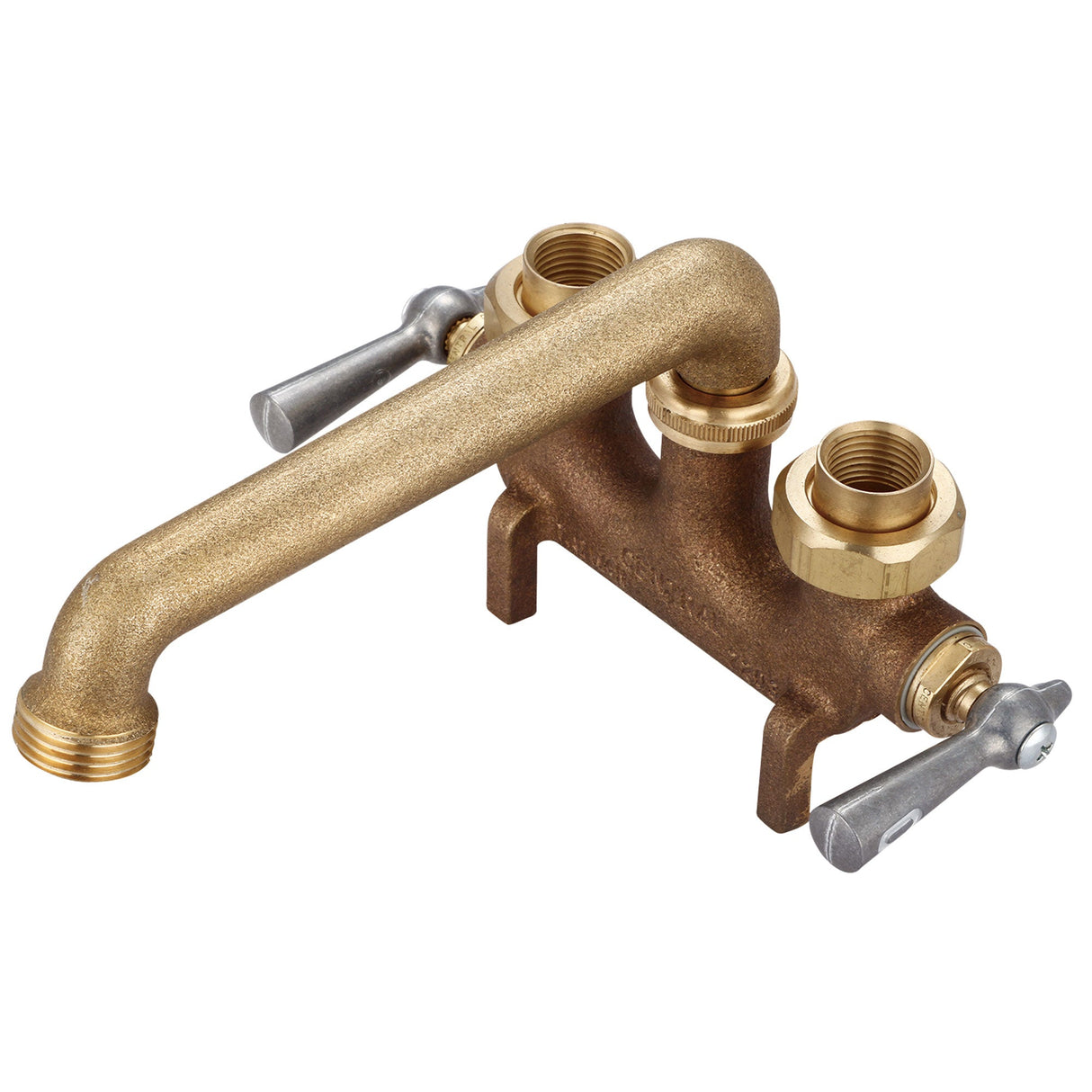 Central Brass 0465-5 Two Handle Laundry Faucet in Rough