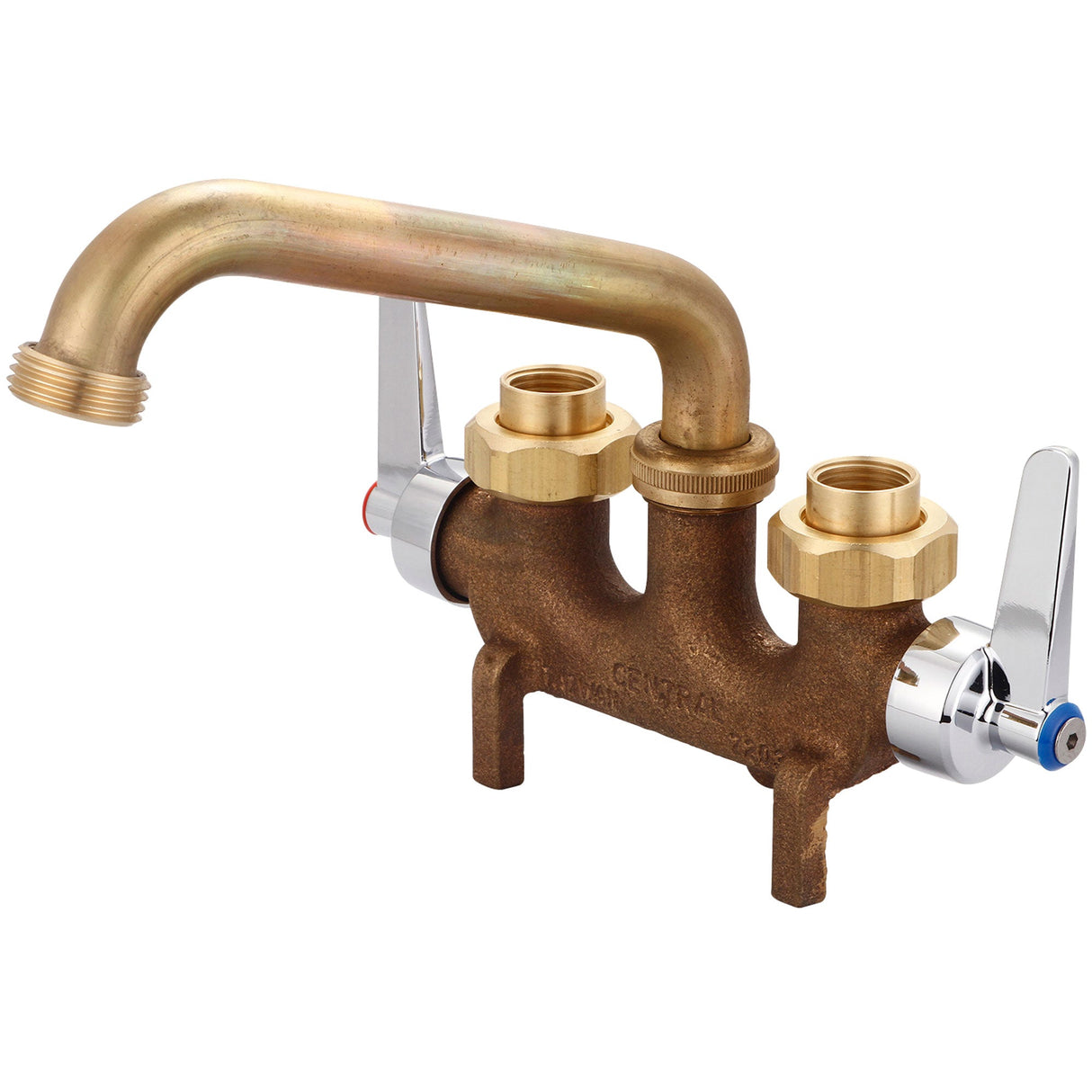 Central Brass 0465-LE Two Handle Laundry Faucet in Rough