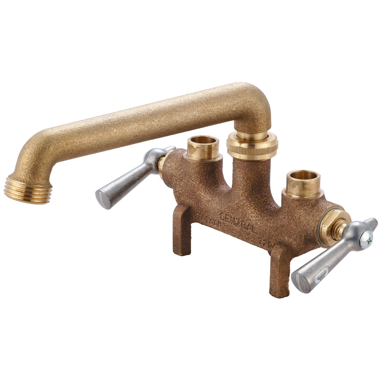 Central Brass 0466-5 Two Handle Laundry Faucet in Rough