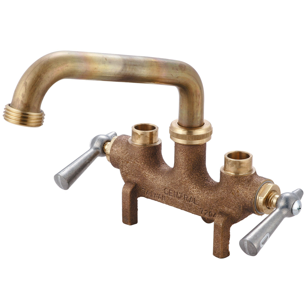 Central Brass 80466 Two Handle Laundry Faucet in Rough