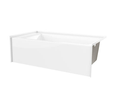 Aker SMIN-3260 AFR AcrylX Alcove Left-Hand Drain Bath in Biscuit